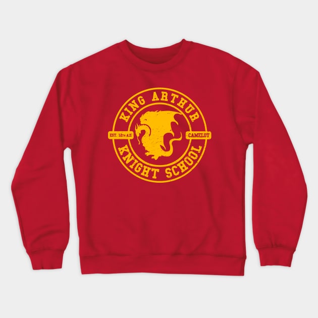 Knight School Arthur Crewneck Sweatshirt by nickbeta